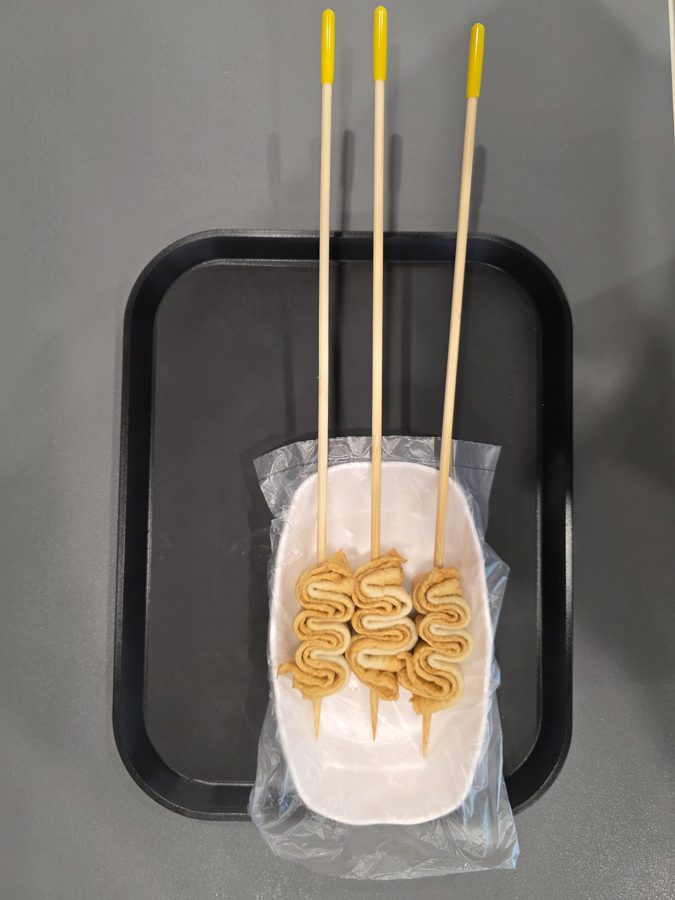 부산오뎅 꼬치 여러 개