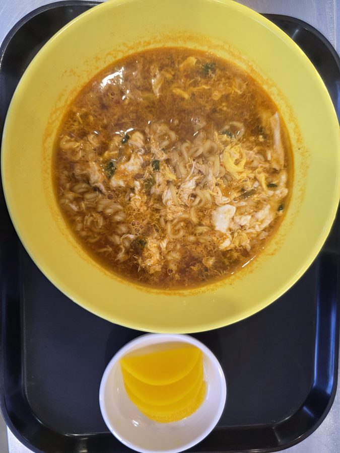 계란라면 한 그릇