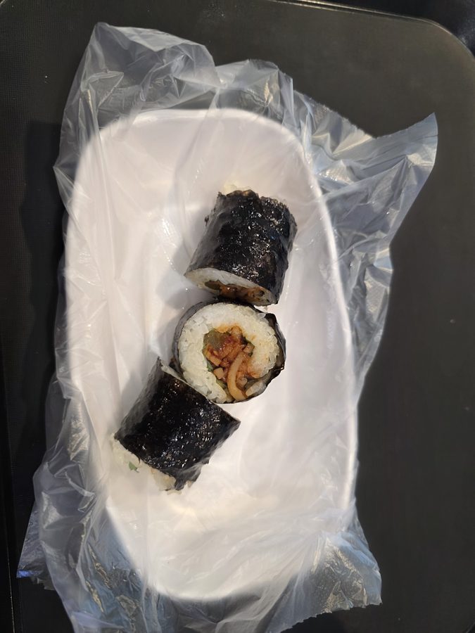 꼬마김밥 참치김치 단면