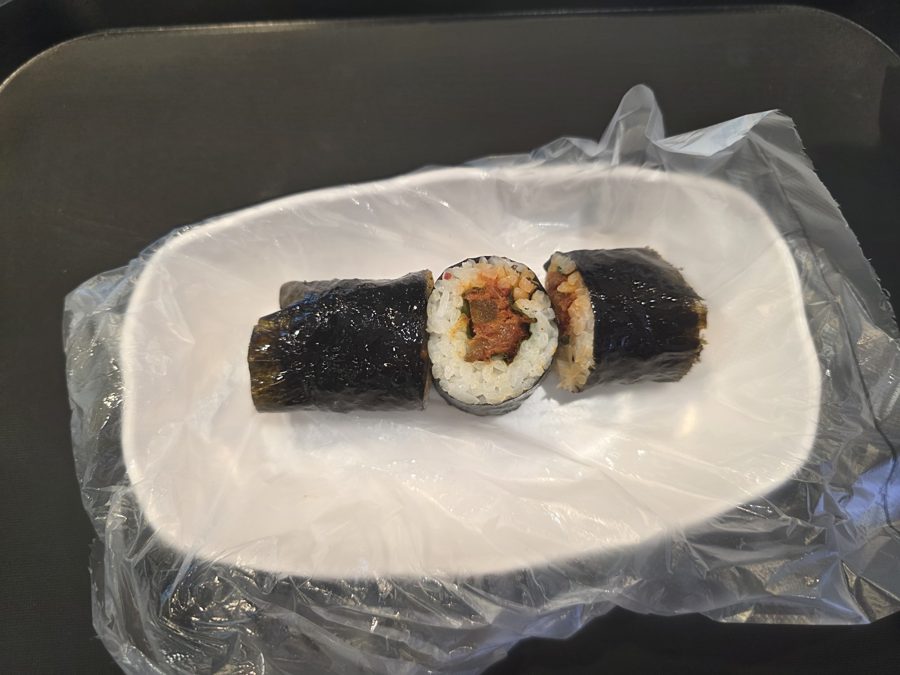꼬마김밥 두 조각